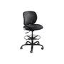 Safco Vue Nylon Mesh Back Computer and Desk Stool, Black (3394BL_1)