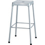 Safco Bar Steel Back Nylon Backless Stool, Silver (6606SL)
