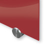 Best-Rite Visionary Colors Magnetic Glass Dry Erase Whiteboard 47.24" x 70.87" Red (83845-Red)