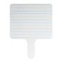 Flipside Products Two-sided Rectangular, Lined/Blank Dry Erase Writing Paddle, 7.75" x 10", Pack of 6 (FLP18002-6)