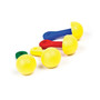 3M™ E-A-R™ EXPRESS™ Pod Plugs™ Earplugs, Uncorded, Assorted Color Grips, Pillow Pack, 100/Box (321-2200)