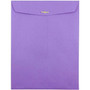 JAM Paper® 10 x 13 Open End Catalog Colored Envelopes with Clasp Closure, Violet Purple Recycled, 10/Pack (V0128182B)