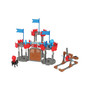 Learning Resources Engineering & Design Castle Building Set, Assorted Colors, 123 Pieces/Set (LER2876)