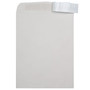 JAM PAPER 10 x 13 Open End Recycled Envelopes with Peel and Seal Closure, Light Grey, 50/pack (284317030B)