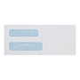 Quality Park Gummed Security Tinted #8 Double Window Envelopes, 3 5/8" x 8 5/8", White, 500/Box (QUA24532)