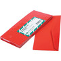 Quality Park Gummed Brightly Colored Business #10 Envelopes, 4 1/8" x 9 1/2", Red, 25/Pk (65dd31e5e8837636b11bec6c_ud)
