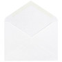 JAM Paper A2 Invitation Envelopes with V-Flap, 4.375 x 5.75, White, Bulk 250/Box (4023206H)