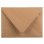 JAM PAPER A2 V-Flap Invitation Envelopes, 4 3/8 x 5 3/4, Brown Kraft Paper Bag Recycled, 50/pack (96292I)