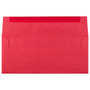 JAM Paper Open End #10 Business Envelope, 4 1/8" x 9 1/2", Red, 50/Pack (67161I)