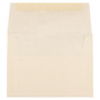 JAM Paper A2 Parchment Invitation Envelopes, 4.375 x 5.75, Natural Recycled, Bulk 250/Box (34777H)