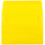 JAM Paper A6 Colored Invitation Envelopes, 4.75 x 6.5, Yellow Recycled, 50/Pack (94531I)