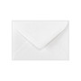 LUX Moistenable Glue #17 Invitation Envelope, 2 11/16" x 3 11/16", White, 50/Box (LEVC-WLI-50)