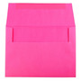 JAM Paper A7 Colored Invitation Envelopes, 5.25 x 7.25, Ultra Fuchsia Pink, 25/Pack (15916)