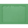 JAM Paper A7 Full Face Window Envelopes, Peel & Press, 5 1/4 x 7 1/4, Holiday Green, 50 Pack (A7FFW-L17-50)