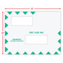 ComplyRight Self-Seal Tax Envelope, 10" x 13", White/Green, 50/Pack (PEB02)