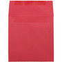 JAM Paper 6 x 6 Square Colored Invitation Envelopes, Red Recycled, Bulk 250/Box (2792270H)