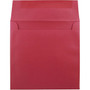 JAM Paper 6.5 x 6.5 Square Metallic Invitation Envelopes, Stardream Jupiter Red, 50/Pack (SD853520I)
