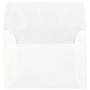 JAM Paper 4Bar A1 Translucent Vellum Envelopes, 3.625 x 5.125, Platinum Silver, Bulk 250/Box (1591590H)