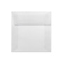 LUX 5 x 5 Square Envelopes, 50/Box, Clear Translucent (8505-50-50)