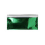 JAM Paper #10 Business Foil Envelopes with Self-Adhesive Closure, 4.125 x 9.5, Green, 100/Pack (01323308B)