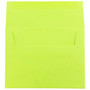 JAM Paper A6 Colored Invitation Envelopes, 4.75 x 6.5, Ultra Lime Green, 50/Pack (52610I)