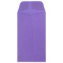 JAM Paper #5.5 Coin Business Colored Envelopes, 3.125 x 5.5, Violet Purple Recycled, Bulk 500/Box (356730550H)