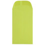JAM Paper #3 Coin Business Colored Envelopes, 2.5" x 4.25", Ultra Lime Green, Bulk 1000/Carton (356730536C)