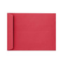 LUX Open End Moistenable Glue #13 Catalog Envelope, 10" x 13", Red, 500/Box (FE-7300-15-500)