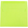 JAM Paper A8 Colored Invitation Envelopes, 5.5 x 8.125, Ultra Lime Green, 25/Pack (15955)