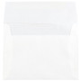 JAM Paper A7 Translucent Vellum Invitation Envelopes, 5.25 x 7.25, Platinum Silver, 25/Pack (PACV716)