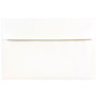 JAM Paper A10 Foil Lined Invitation Envelopes, 6 x 9.5, White with Silver Foil, 50/Pack (900905601I)