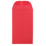 JAM Paper #3 Coin Business Colored Envelopes, 2.5 x 4.25, Red Recycled, Bulk 1000/Carton (356730541C)