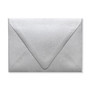 LUX A6 Contour Flap Envelopes (4 3/4 x 6 1/2) 50/Box, Silver Metallic (1875-06-50)