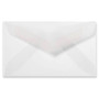 LUX 2 1/8" x 3 5/8" 30lbs. Pointed Mini Envelopes W/Glue, Clear Translucent, 50/Pack (65dd343fe8837636b11bf6a1_ud)