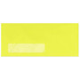LUX Moistenable Glue #10 Window Envelope, 4 1/2" x 9 1/2", Electric Yellow, 1000/Box (4261-20-1000)