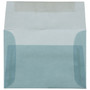 JAM Paper 4Bar A1 Translucent Vellum Invitation Envelopes, 3.625 x 5.125, Ocean Blue, Bulk 250/Box (1591614H)