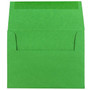 JAM Paper A2 Colored Invitation Envelopes, 4.375 x 5.75, Green Recycled, Bulk 1000/Carton (15843B)
