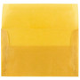 JAM Paper A10 Translucent Vellum Invitation Envelopes, 6 x 9.5, Gold, 50/Pack (PACV867I)
