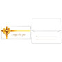 LUX Square Flap Open End Currency Envelope, 2 7/8" x 6 1/2", Gold Bow, 1000/Box (CUR-99-1000)