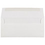 JAM Paper Strathmore #10 Business Envelope, 4 1/8" x 9 1/2", Bright White Laid, 25/Pack (191166)