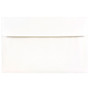 JAM Paper A10 Foil Lined Invitation Envelopes, 6 x 9.5, White with Silver Foil, Bulk 250/Box (900905601H)