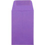 JAM Paper #1 Coin Business Colored Envelopes, 2.25 x 3.5, Violet Purple Recycled, 50/Pack (353027837I)
