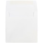 JAM Paper 8 x 8 Square Invitation Envelopes, White, 25/Pack (3992315)