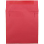 JAM Paper 8.5 x 8.5 Square Colored Invitation Envelopes, Red Recycled, 25/Pack (2794374)