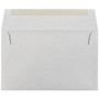 JAM Paper A10 Passport Invitation Envelopes, 6 x 9.5, Granite Silver Recycled, 25/Pack (2831490)