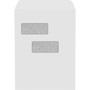 JAM Paper 9 x 12 Open End Double Window Envelopes, Security Tint, 28lb, White, 50 Pack (912DW-28WST-50)