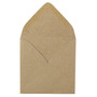 JAM Paper 3.125 x 3.125 Square Recycled Invitation Envelopes, Brown Kraft Paper Bag, 25/Pack (52797687)