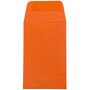 JAM Paper® #1 Coin Business Colored Envelopes, 2.25 x 3.5, Orange Recycled, 100/Pack (352627815F)