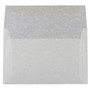 JAM PAPER A8 Translucent Vellum Invitation Envelopes, 5 1/2 x 8 1/8, White with Virtual Clouds, 25/Pack (52692203682I)