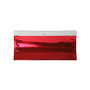 JAM Paper #10 Business Foil Envelopes with Self-Adhesive Closure, 4.125 x 9.5, Red, 100/Pack (01323307B)